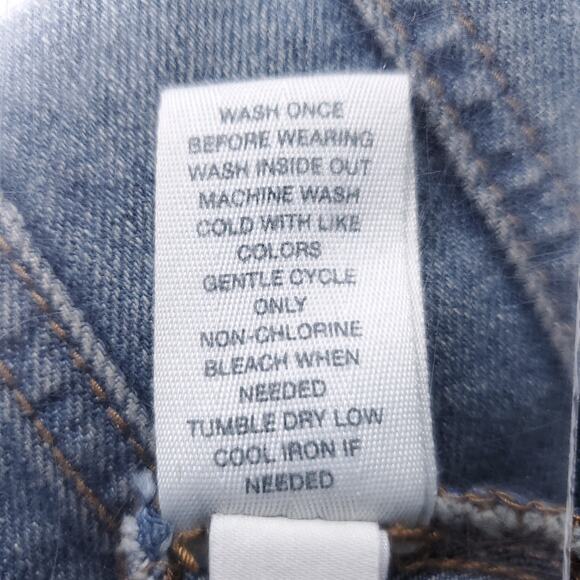 Mudd Denim Vest Junior L (Women XS/S) Blue Frayed Hem Streetwear Grunge Retro - Picture 10 of 11